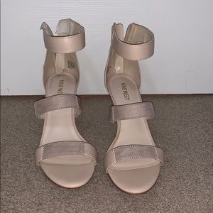 Nude Nine West heels